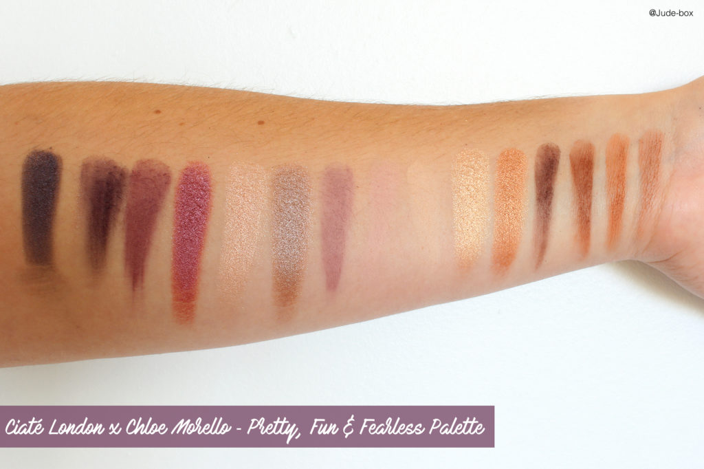 Ciaté London x Chloe Morello ✻ Pretty, Fun & Fearless Palette Swatches
