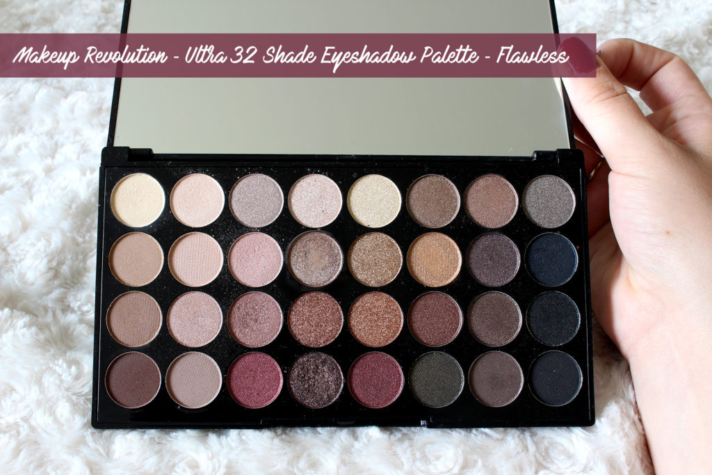 3. Make Up Revolution ✻ Ultra 32 shade eyeshadow Palette Flawless